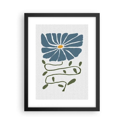 Plakat i sort ramme - Fra kvist til blomst - 30x40 cm