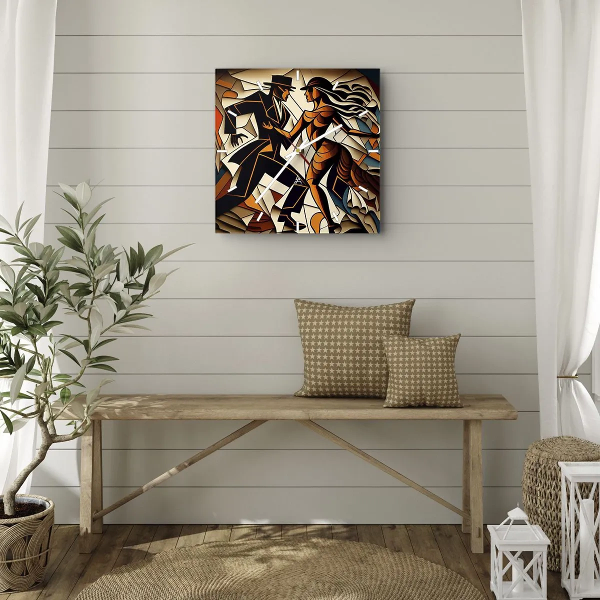 Vægur, Uret - Dans af lidenskab og passion - 30x30 cm