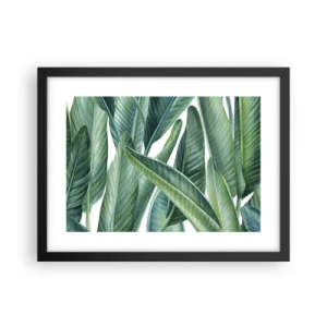 Plakat i sort ramme - Det grønne i sig selv - 40x30 cm