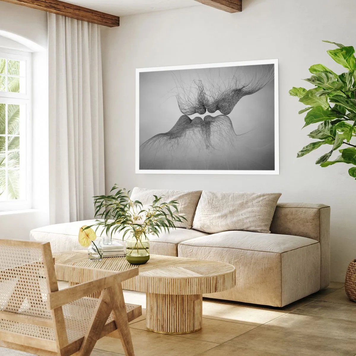 Plakat - Vindens kys - 50x40 cm