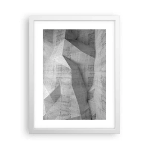 Plakat i hvid ramme - En ægte udfordring - 30x40 cm