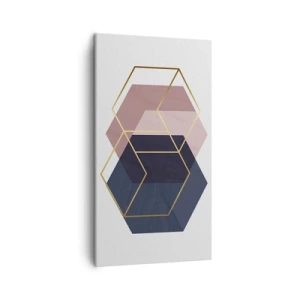 Lærredstryk - Billede på lærred - Styrken ved enkelhed - 45x80 cm