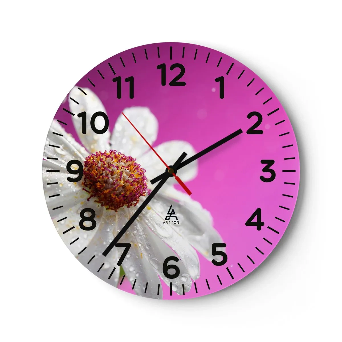 Vægur, Uret - Beskedent i sin skønhed - 30x30 cm