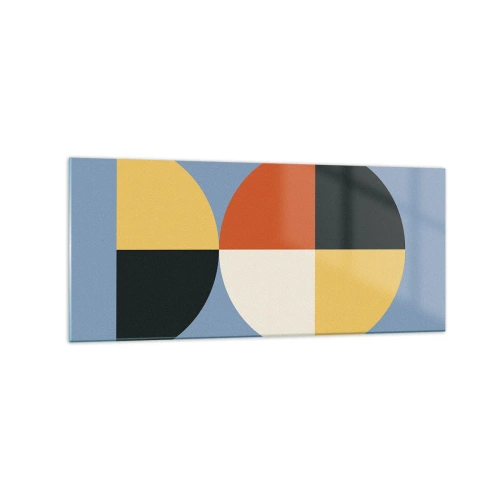 Billede på glas - Se og tæl - 120x50 cm