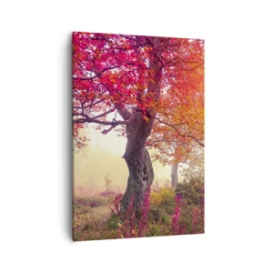 Lærredstryk - Billede på lærred - Et væld af blomstring - 50x70 cm