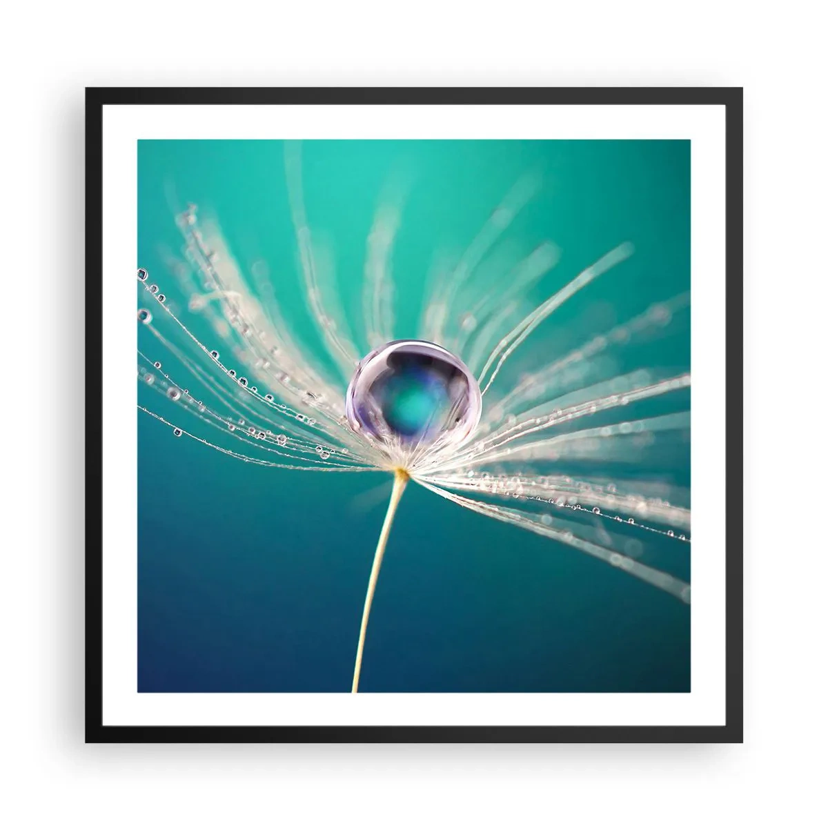 Plakat i sort ramme - Mystisk øjeblik - 60x60 cm