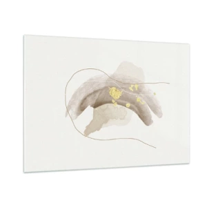 Billede på glas - Mødt i rummet - 100x70 cm