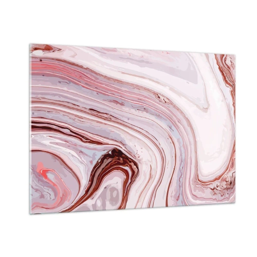 Billede på glas - Lige frem og derefter til højre ned - 100x70 cm