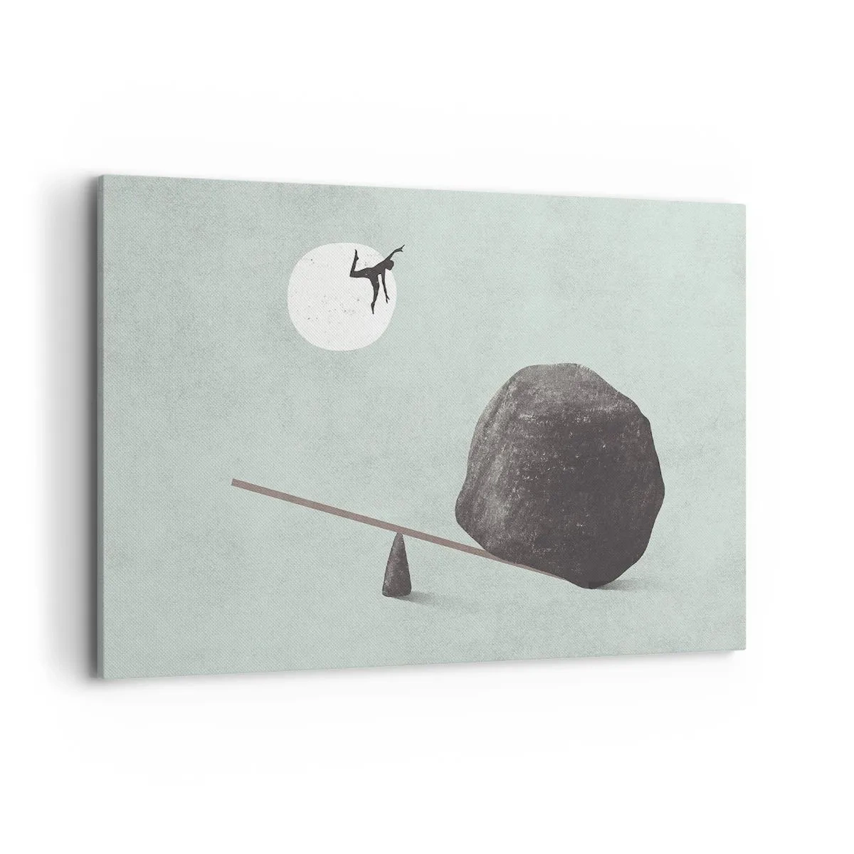 Lærredstryk - Billede på lærred - En drøm går i opfyldelse - 100x70 cm