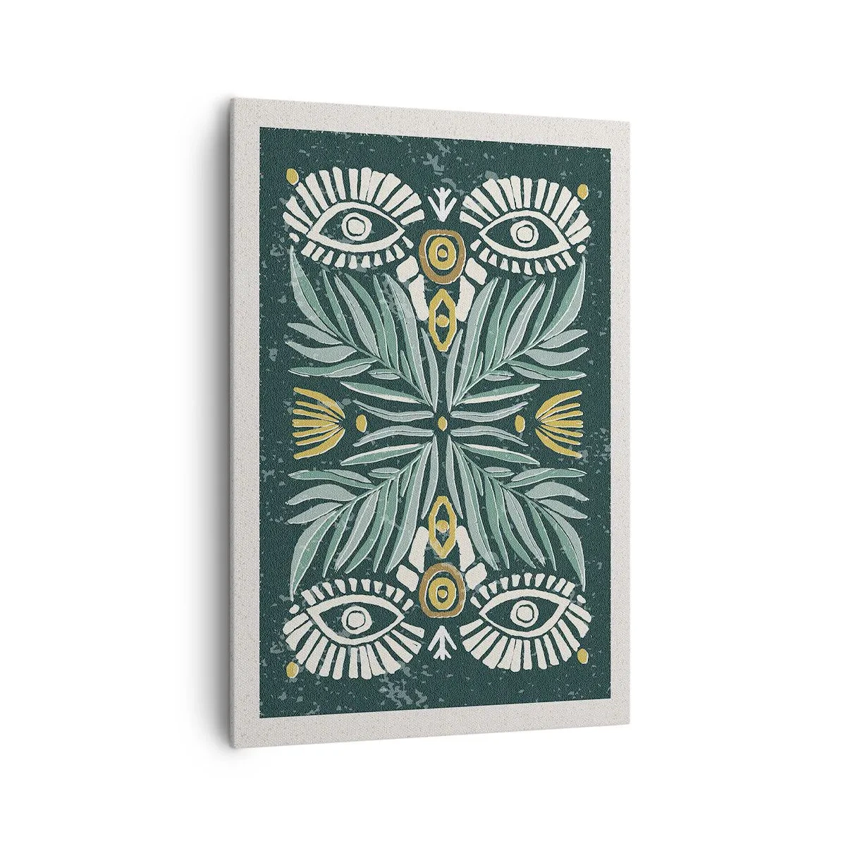 Lærredstryk - Billede på lærred - Som en folkeudskæring - 70x100 cm