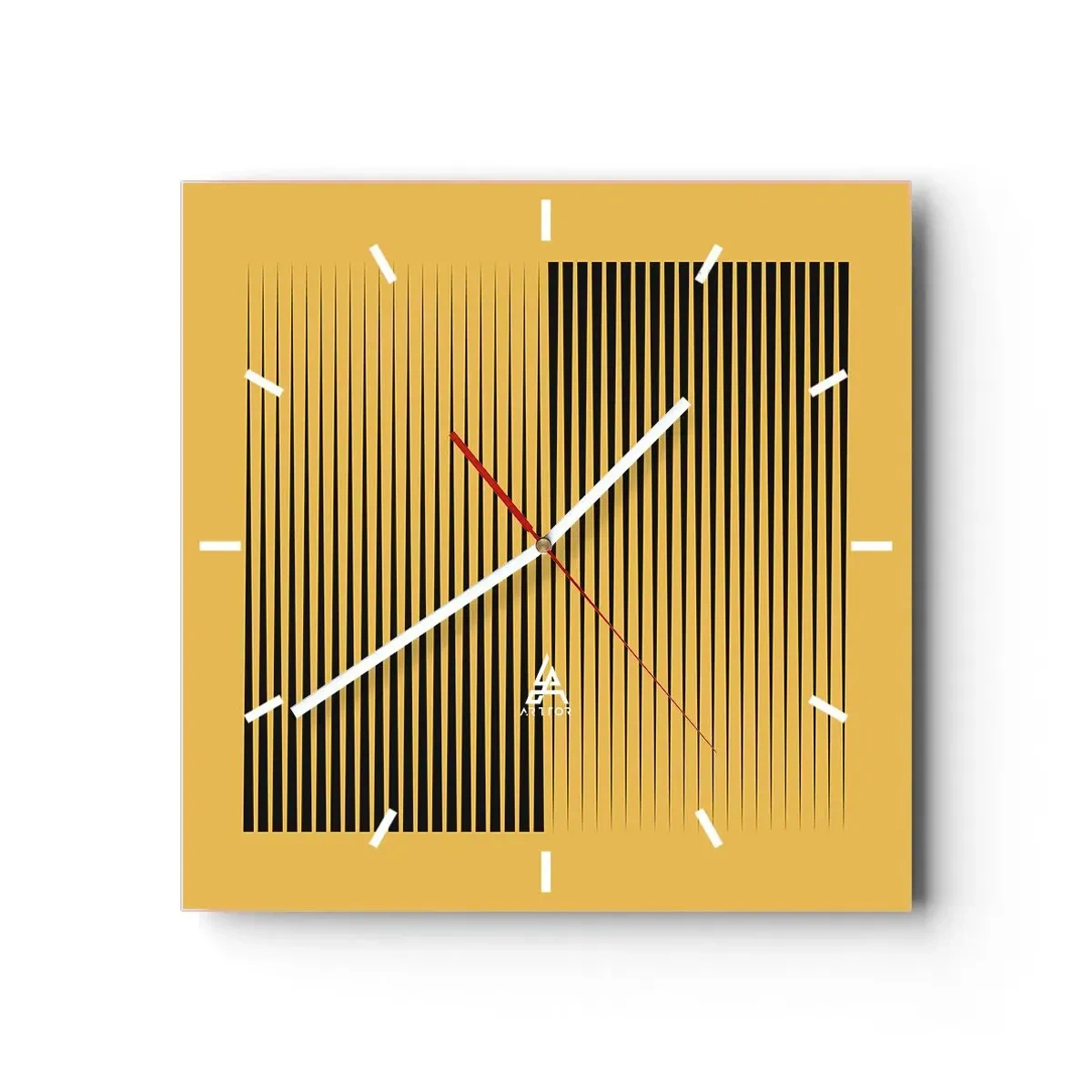 Vægur, Uret - Modsætningernes kvadrat - 30x30 cm