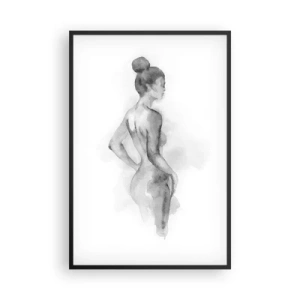 Plakat i sort ramme - Smukt som et maleri - 61x91 cm