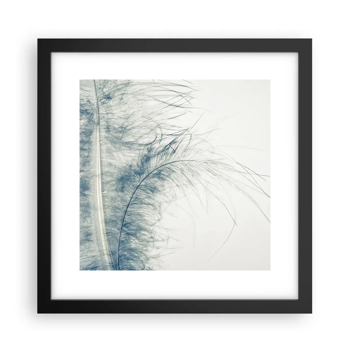 Plakat i sort ramme - Naturens hvisken - 30x30 cm