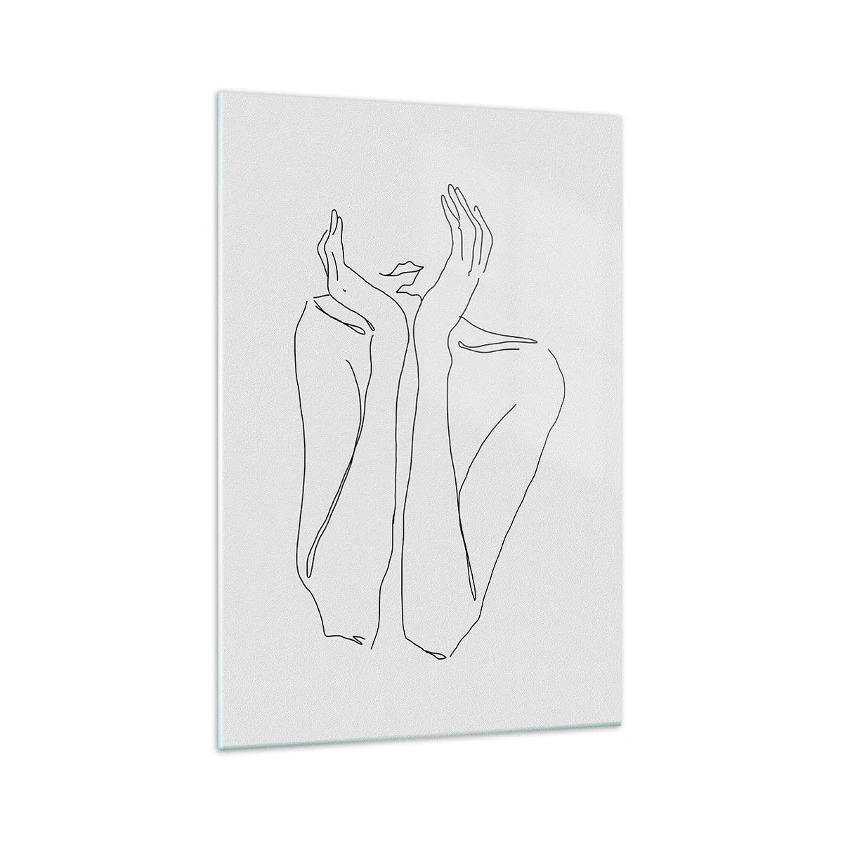 Billede på glas - Hvad piger drømmer om - 70x100 cm