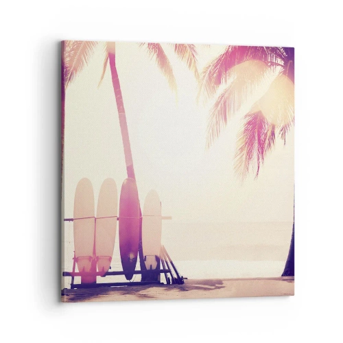 Lærredstryk - Billede på lærred - Det bliver en fantastisk dag - 70x70 cm