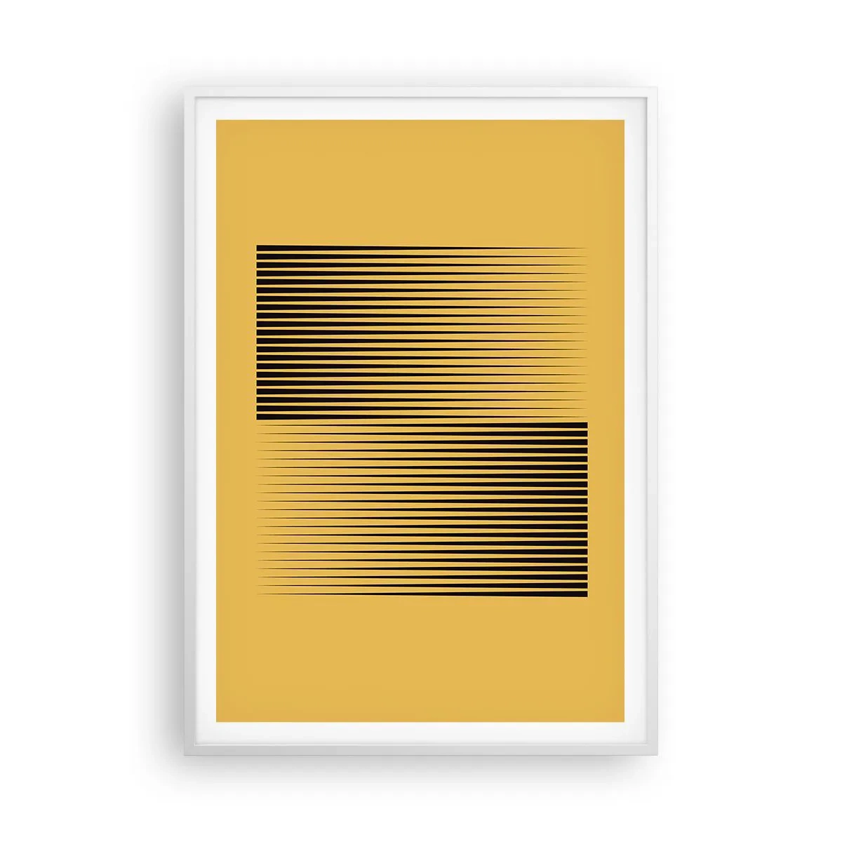 Plakat i hvid ramme - Modsætningernes kvadrat - 70x100 cm