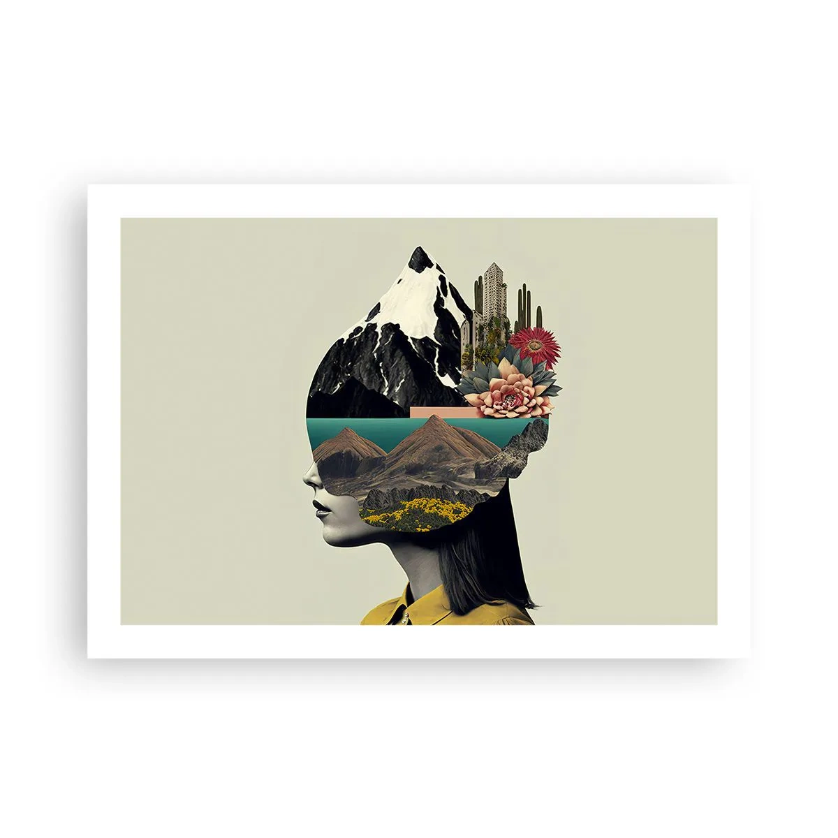 Plakat - Kvinden - altid et mysterium - 70x50 cm