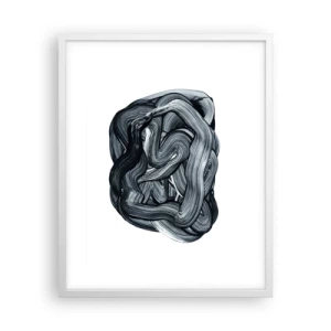 Plakat i hvid ramme - Så enkelt er det ikke - 40x50 cm