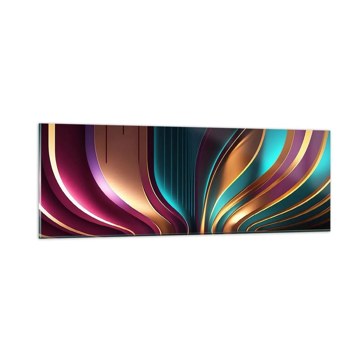 Billede på glas - Lysets arkitektur - 90x30 cm