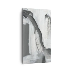 Lærredstryk - Billede på lærred - Med beslutsom bevægelse - 45x80 cm