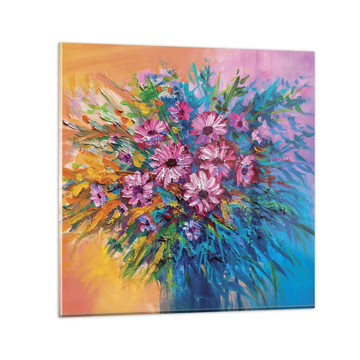 Billede på glas - Livets energi - 60x60 cm