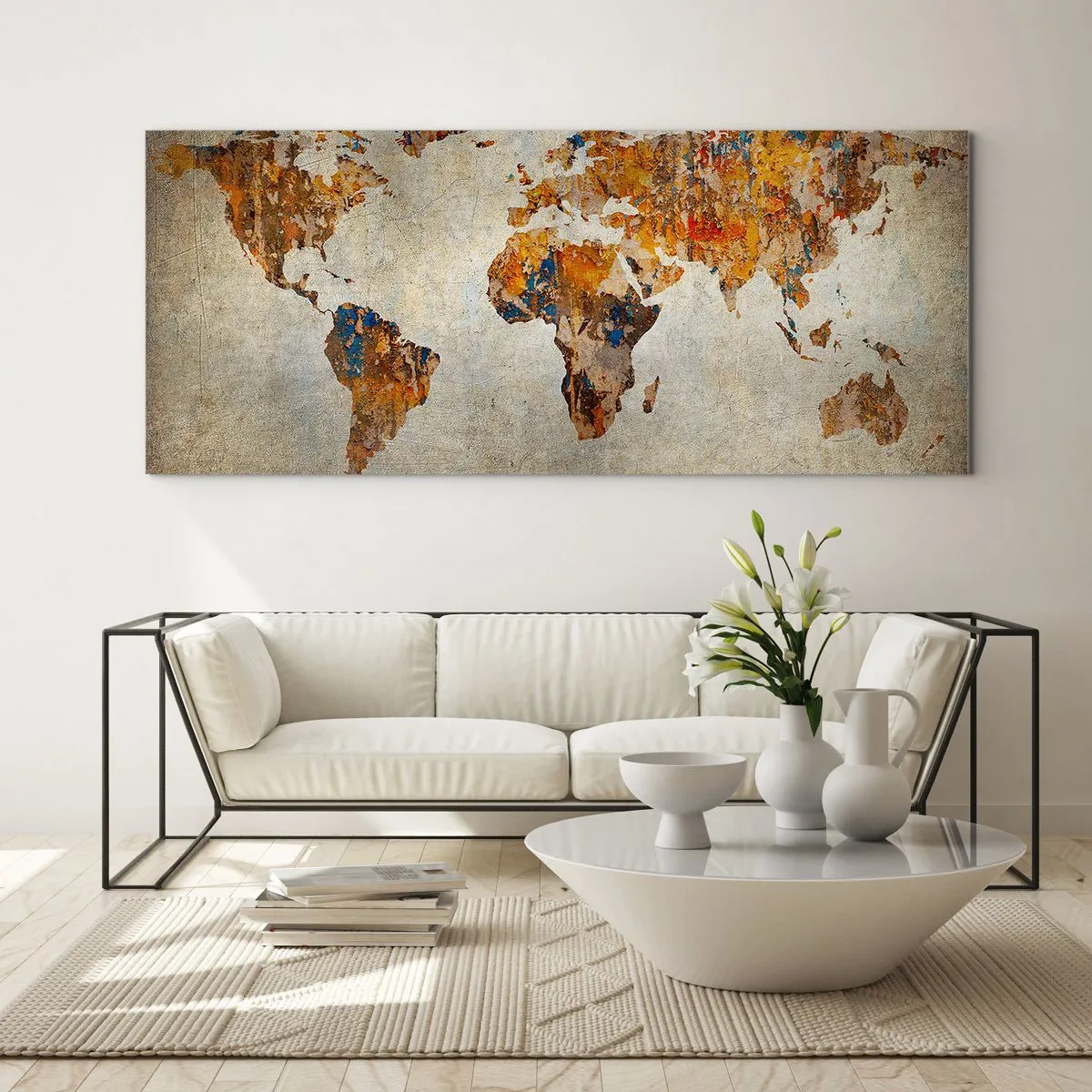 Billede på glas - En virkelig stor verden - 90x30 cm