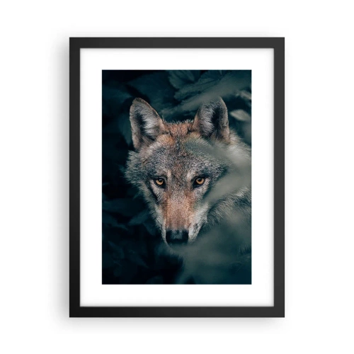 Plakat i sort ramme - Jæger - 30x40 cm