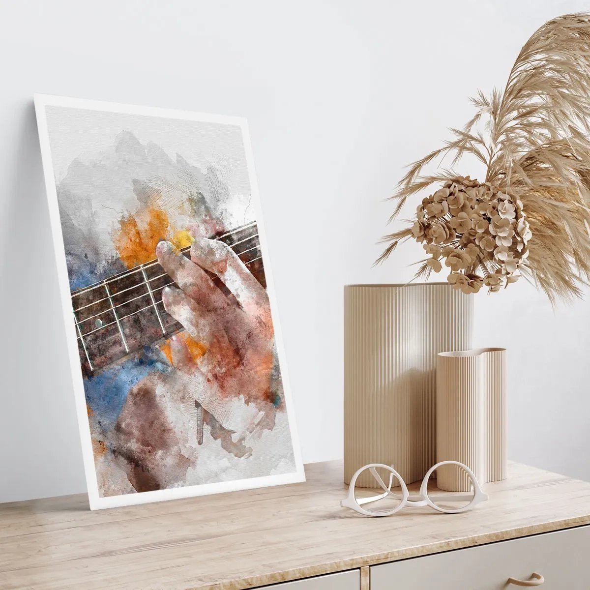 Plakat - Poesi mellem strengene - 61x91 cm