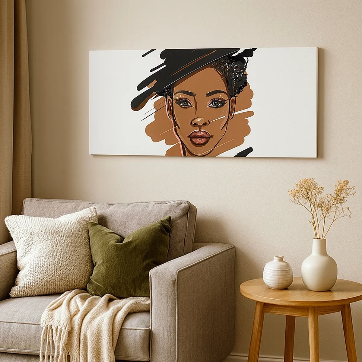 Lærredstryk - Billede på lærred - Sød som chokolade - 30x30 cm