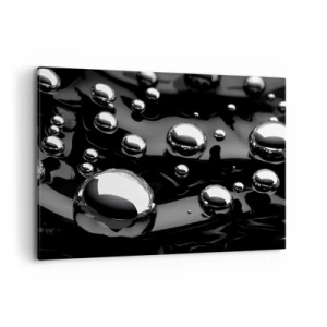Lærredstryk - Billede på lærred - Fra de sorte dybder - 120x80 cm