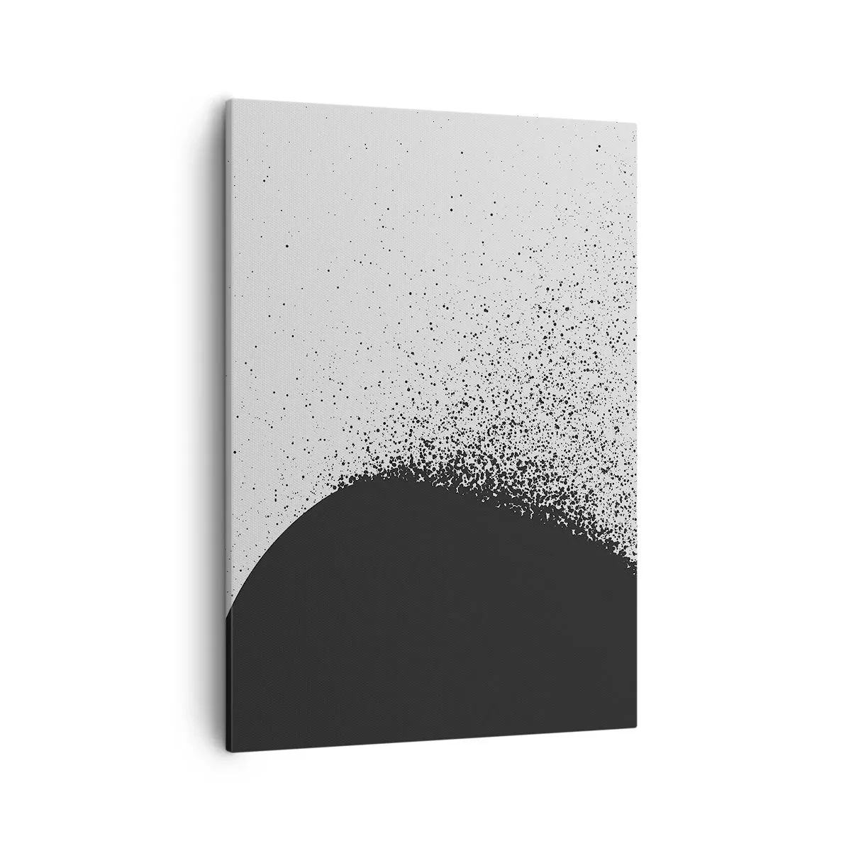 Lærredstryk - Billede på lærred - Partikelbevægelse - 50x70 cm