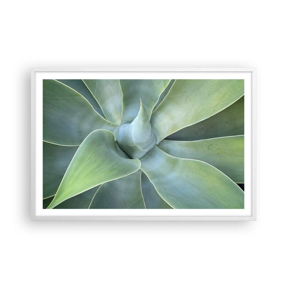 Plakat i hvid ramme - Den grønne fødsel - 91x61 cm