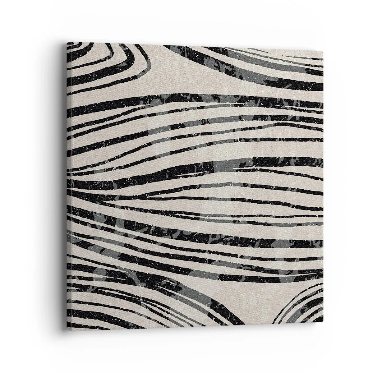 Lærredstryk - Billede på lærred - Et spild af linjer - 40x40 cm