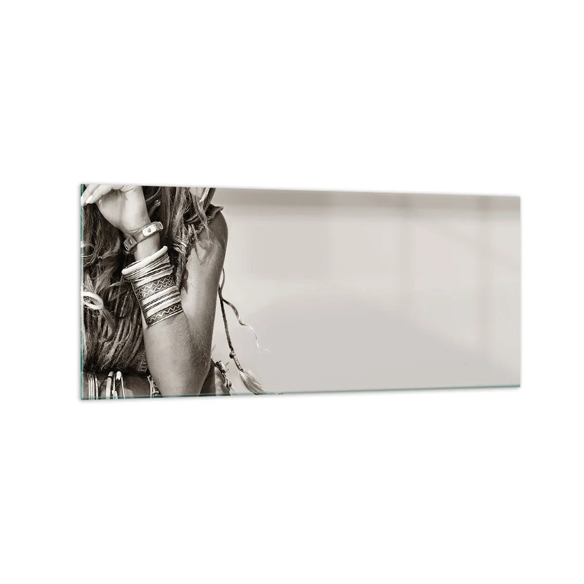 Billede på glas - Som en pige - 120x50 cm