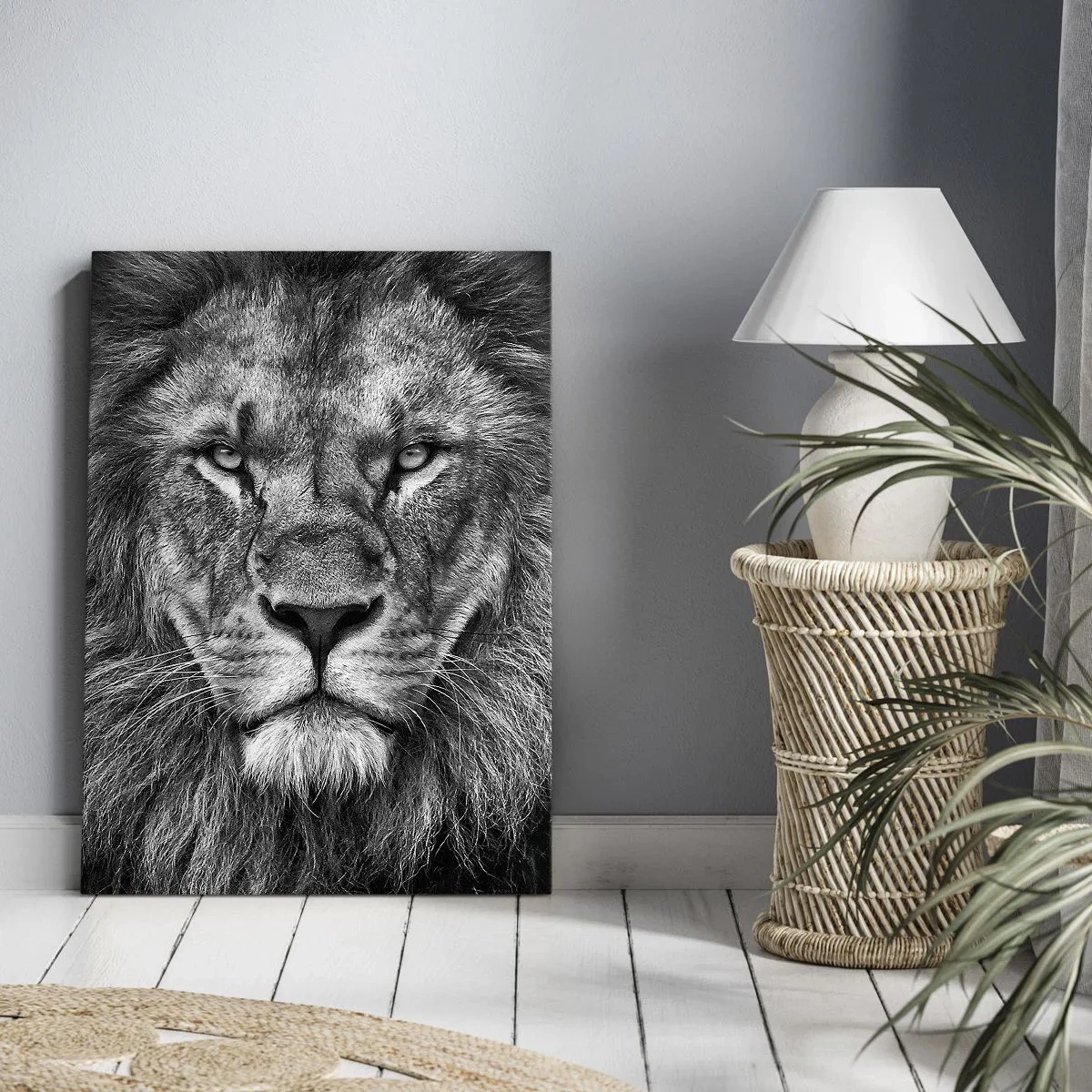 Lærredstryk - Billede på lærred - I kroningsklædning - 45x80 cm