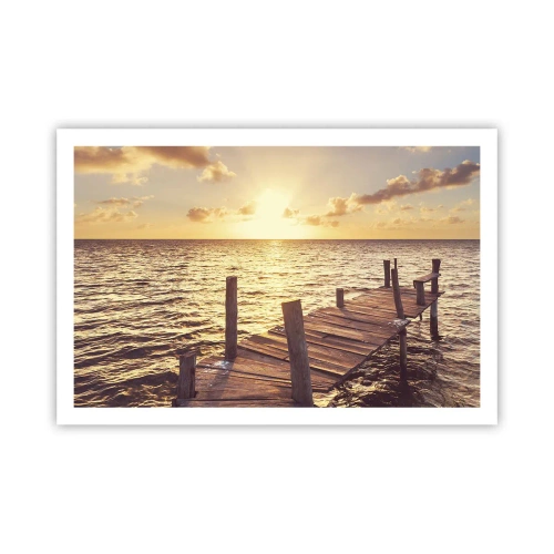 Plakat - Gyldent land af blidhed - 91x61 cm