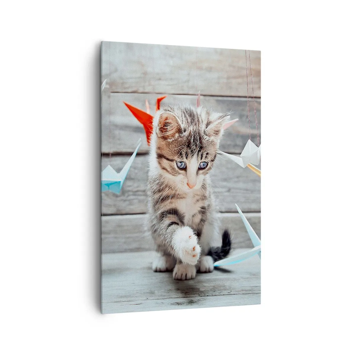 Lærredstryk - Billede på lærred - Første lektion - 80x120 cm