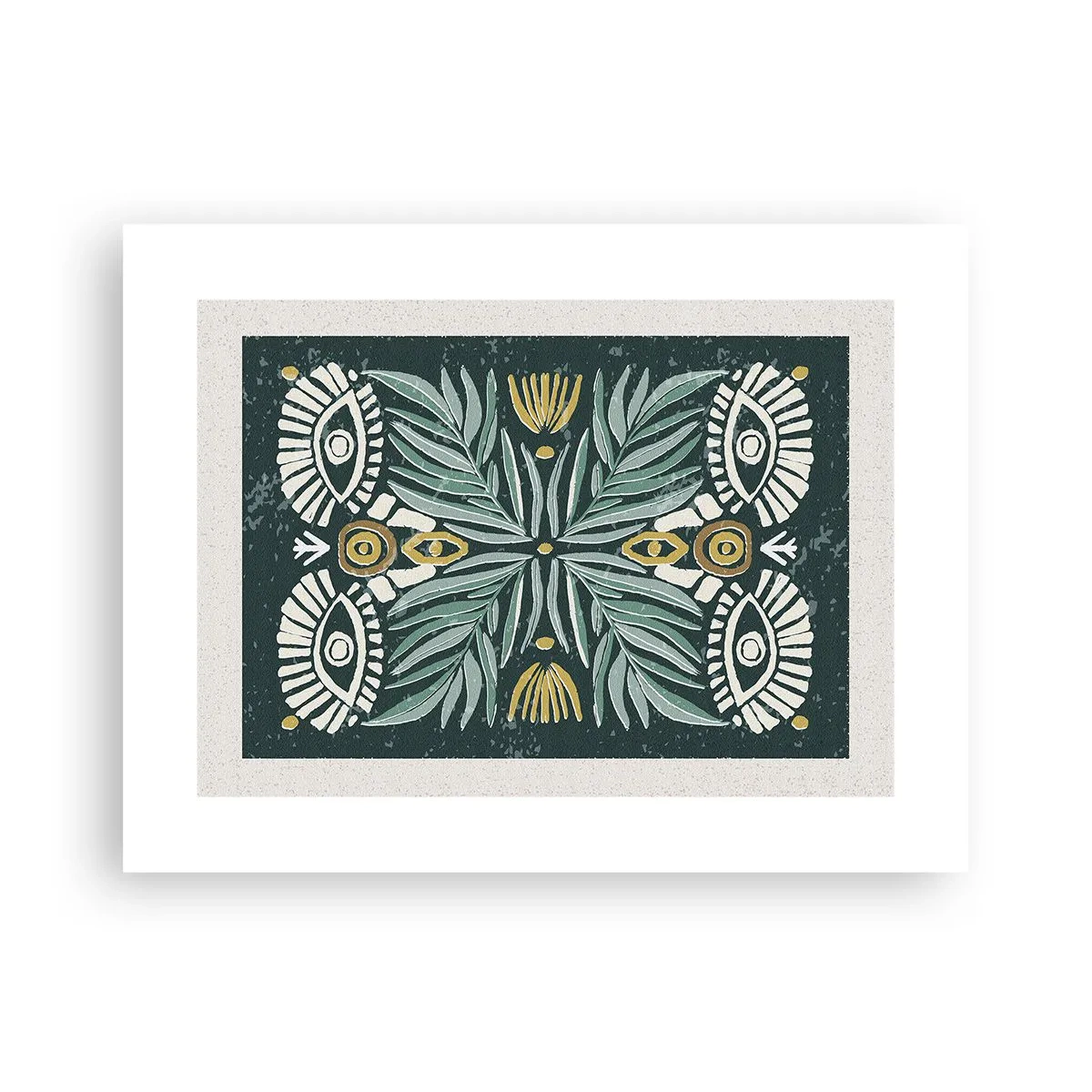 Plakat - Som en folkeudskæring - 40x30 cm