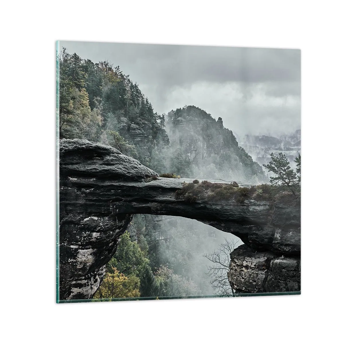 Billede på glas - Eventyret er ved at begynde - 50x50 cm