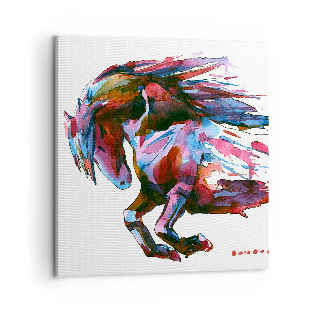 Lærredstryk - Billede på lærred - I henrykkelse - 50x50 cm