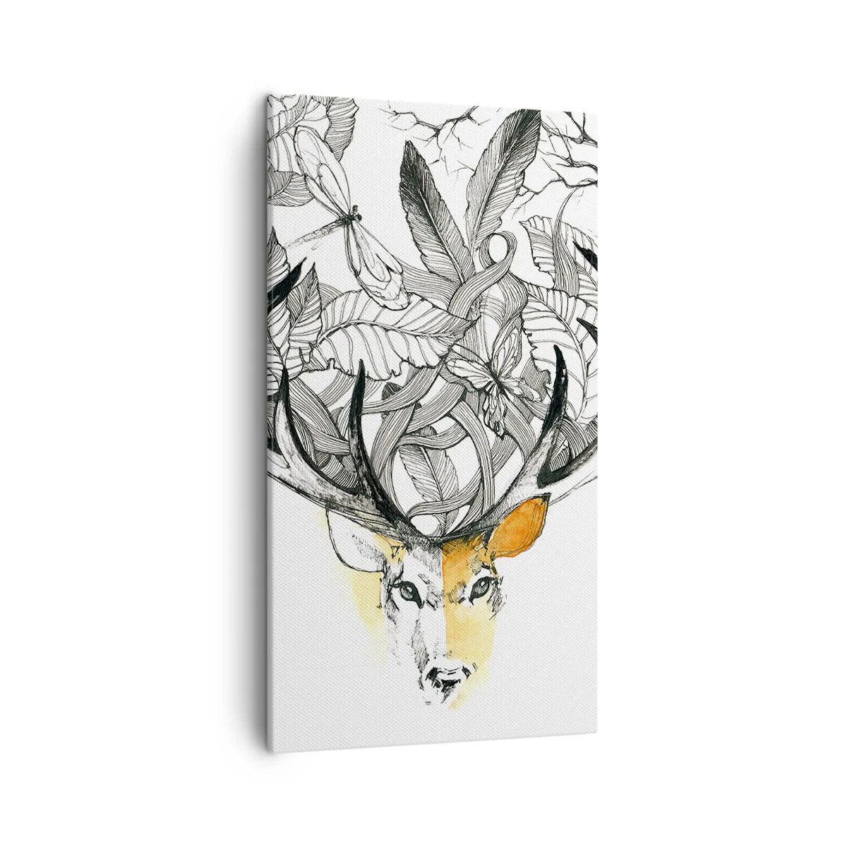 Lærredstryk - Billede på lærred - Horn af overflod - 45x80 cm