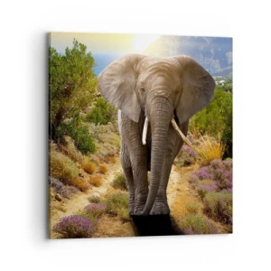 Lærredstryk - Billede på lærred - Sådan så Eden ud - 70x70 cm
