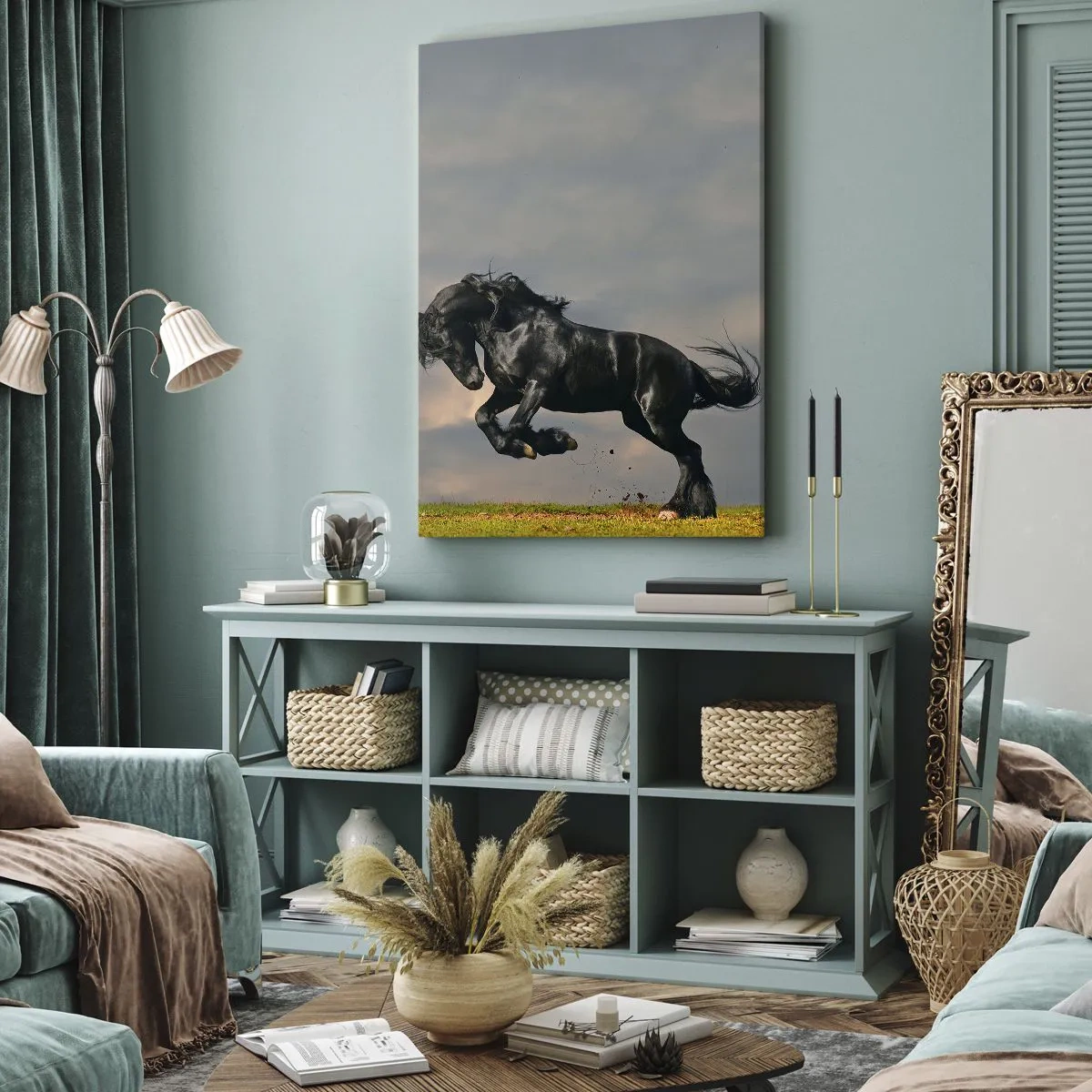 Lærredstryk - Billede på lærred - Smuk og fri - 50x70 cm