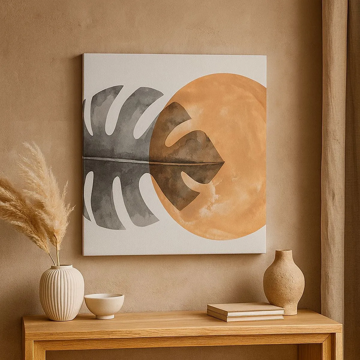 Lærredstryk - Billede på lærred - Altid solen - 30x30 cm