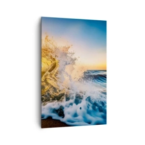 Lærredstryk - Billede på lærred - Leg på sandet - 80x120 cm