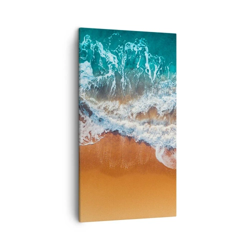 Lærredstryk - Billede på lærred - Altid i tandem - 45x80 cm