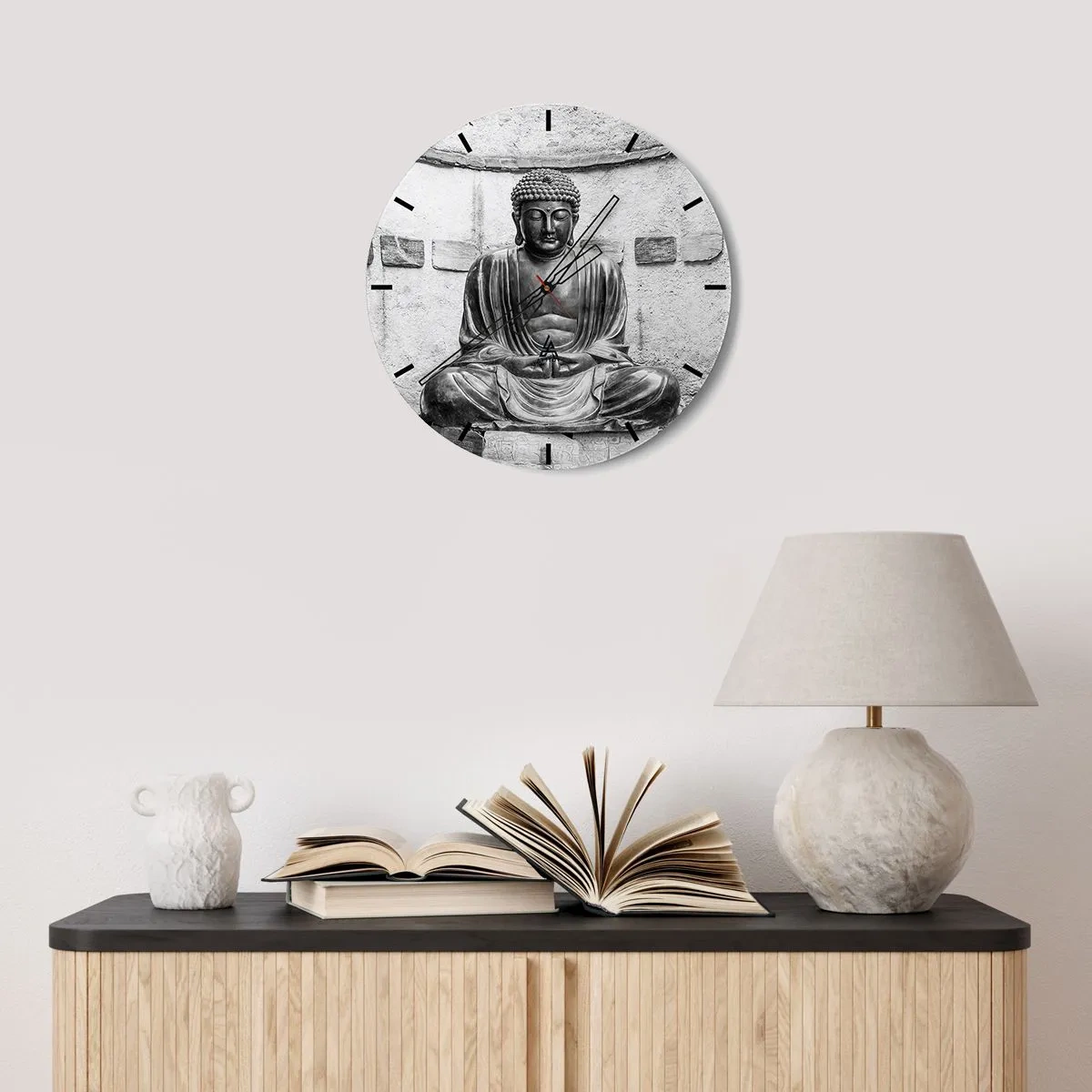 Vægur, Uret - Ved fredens kilde - 40x40 cm