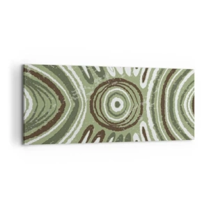 Lærredstryk - Billede på lærred - Eksplosion af følelser - 120x50 cm