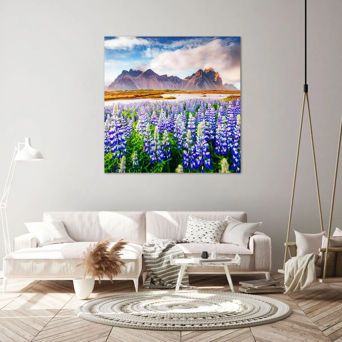 Lærredstryk - Billede på lærred - Styrke og strenghed ved siden af blidhed - 50x50 cm