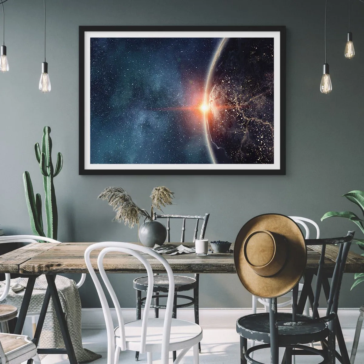 Plakat i sort ramme - I det nye perspektiv - 91x61 cm